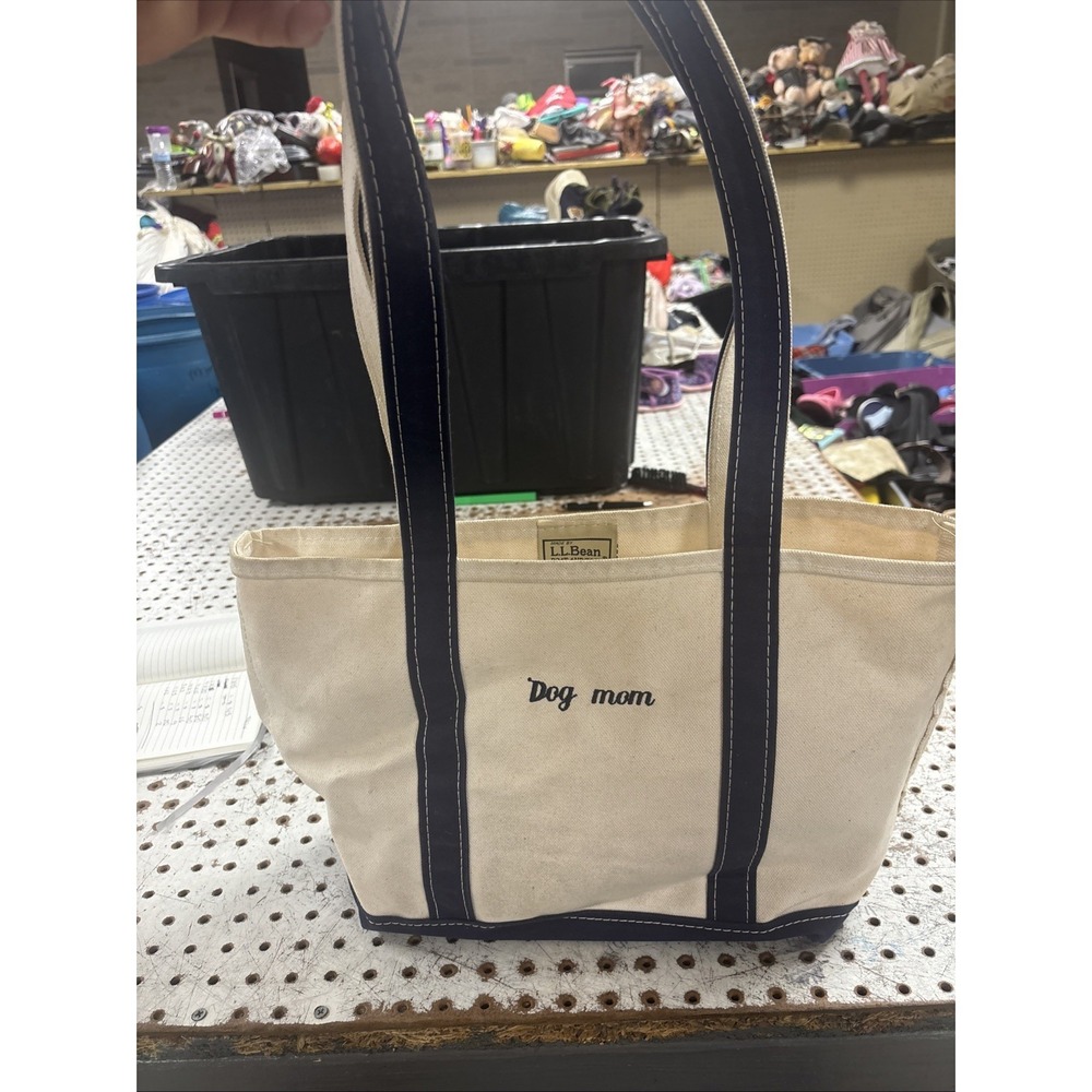 ll bean tote medium long handles Vintage